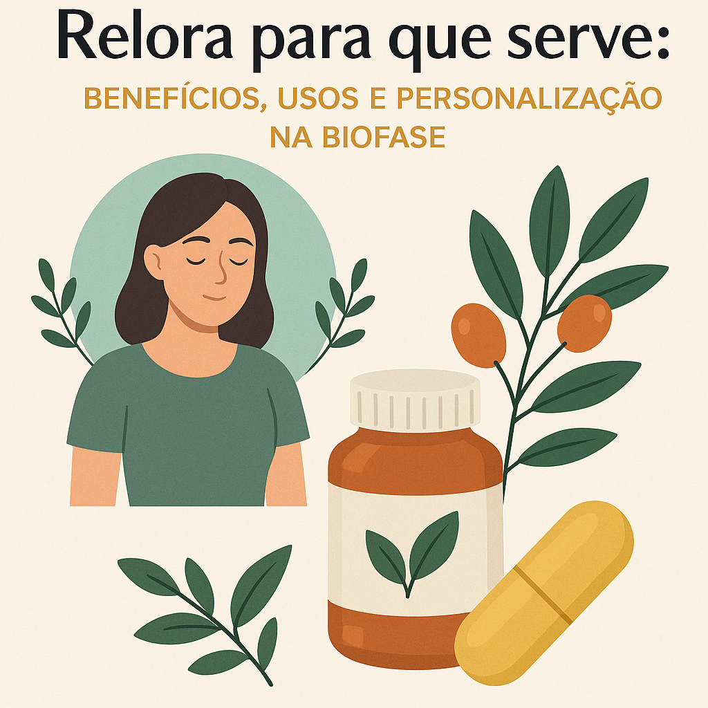 Relora para que serve: benefícios, usos e personalização na Biofase